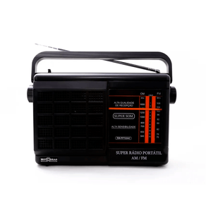 Rádio Motobras RMPFT22AC, AM/FM, Entrada para Fone de Ouvido | Portátil DF - 30540