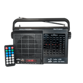 Rádio Portátil Motobras RM-PU32AC 7 Faixas, Bluetooth, AM/FM, USB, Entrada SD Card, Controle Remoto. DF - 30874