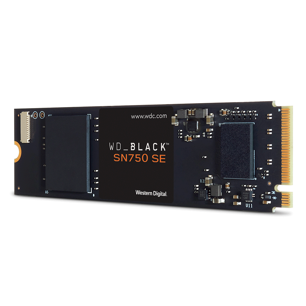 SSD WD Black SE PCIe® Gen4, Leitura Sequencial até 3.600 MB/s
