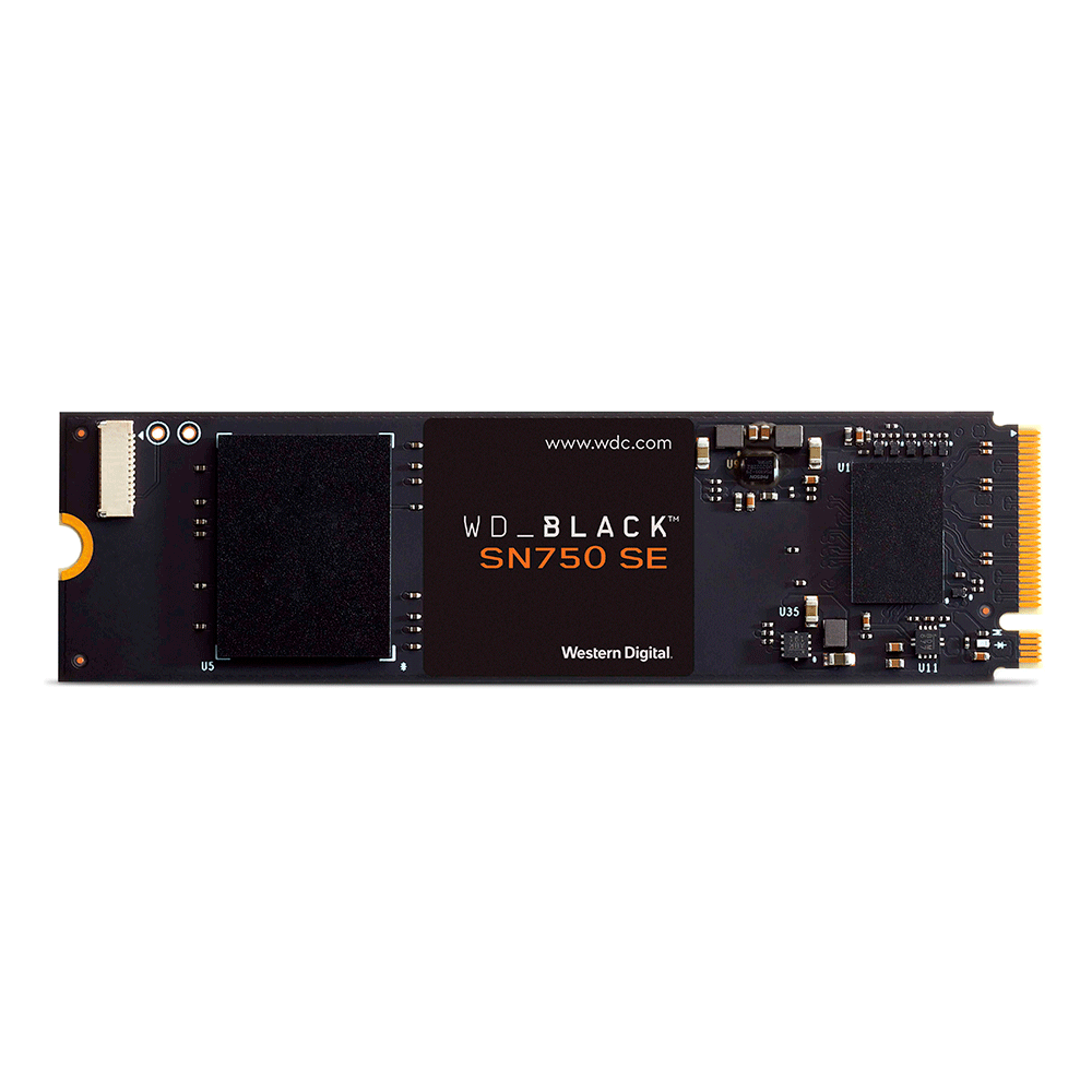SSD WD Black SE PCIe® Gen4, Leitura Sequencial até 3.600 MB/s