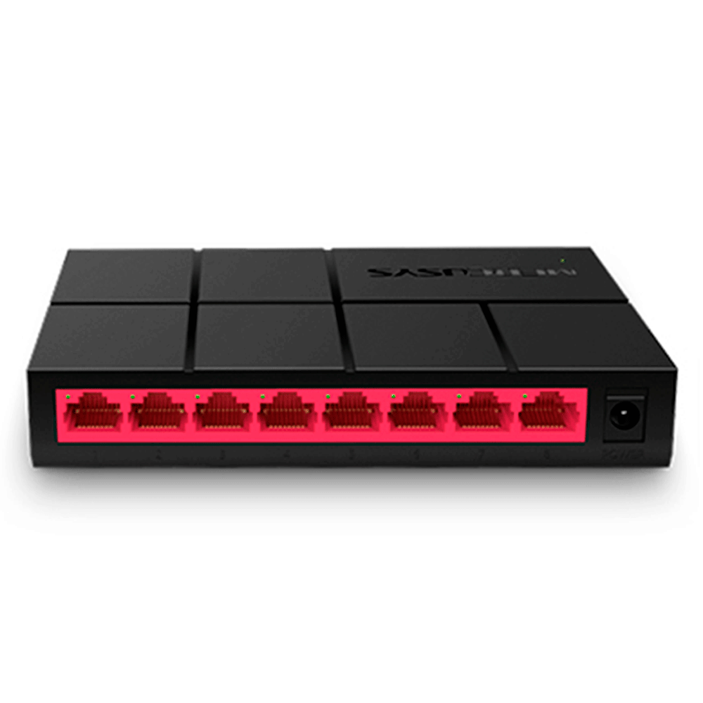 Switch de mesa Mercusys de 8 portas 10/100/1000MBPS - | MS108G(EU