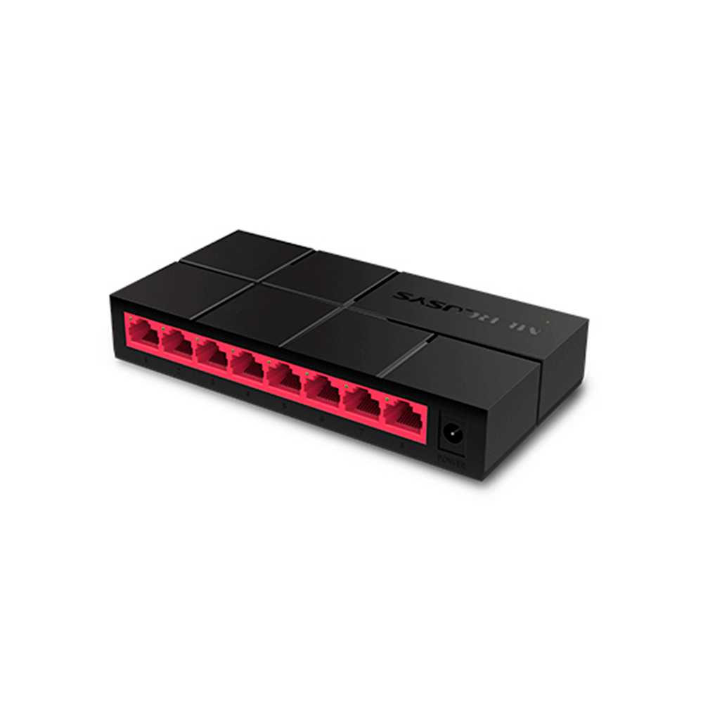 merci　8 Switch de mesa Mercusys de 8 portas 10/100/1000MBPS - | MS108G(EU