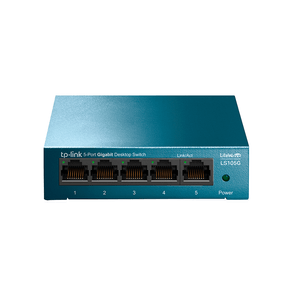 Switch de Mesa TP-Link Gigabit Lite Wave 5 Portas Ethernet 10/100/1000 Mbps | LS105G GO - 226379