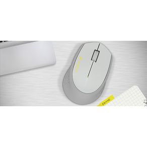 Mouse Sem Fio Logitech M280 Cinza / Amarelo GO - 580935