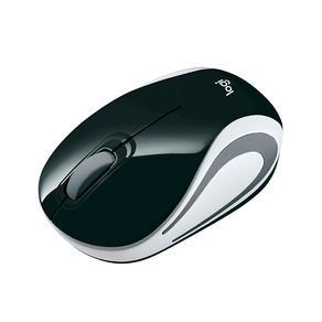Mini Mouse Logitech M187, Sem fio de 2,4 GHz Preto DF - 581620