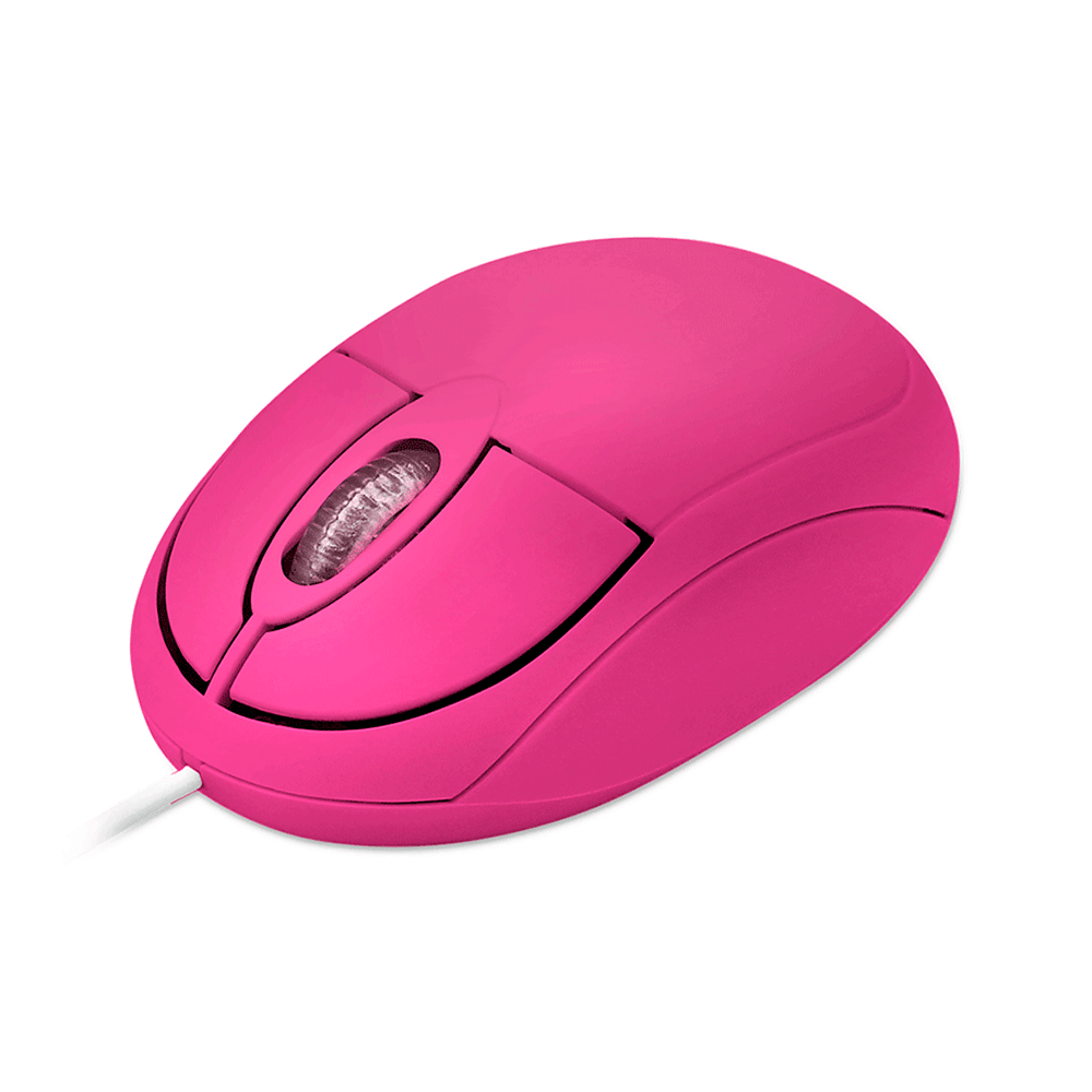 Mouse Multilaser Classic MO304 | Rosa Artigo: 582037 - Fujioka