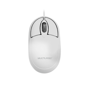 Mouse Multilaser Classic MO302 | Branco DF - 582035 Mouse Multilaser Classic MO302 | Branco DF - 582035