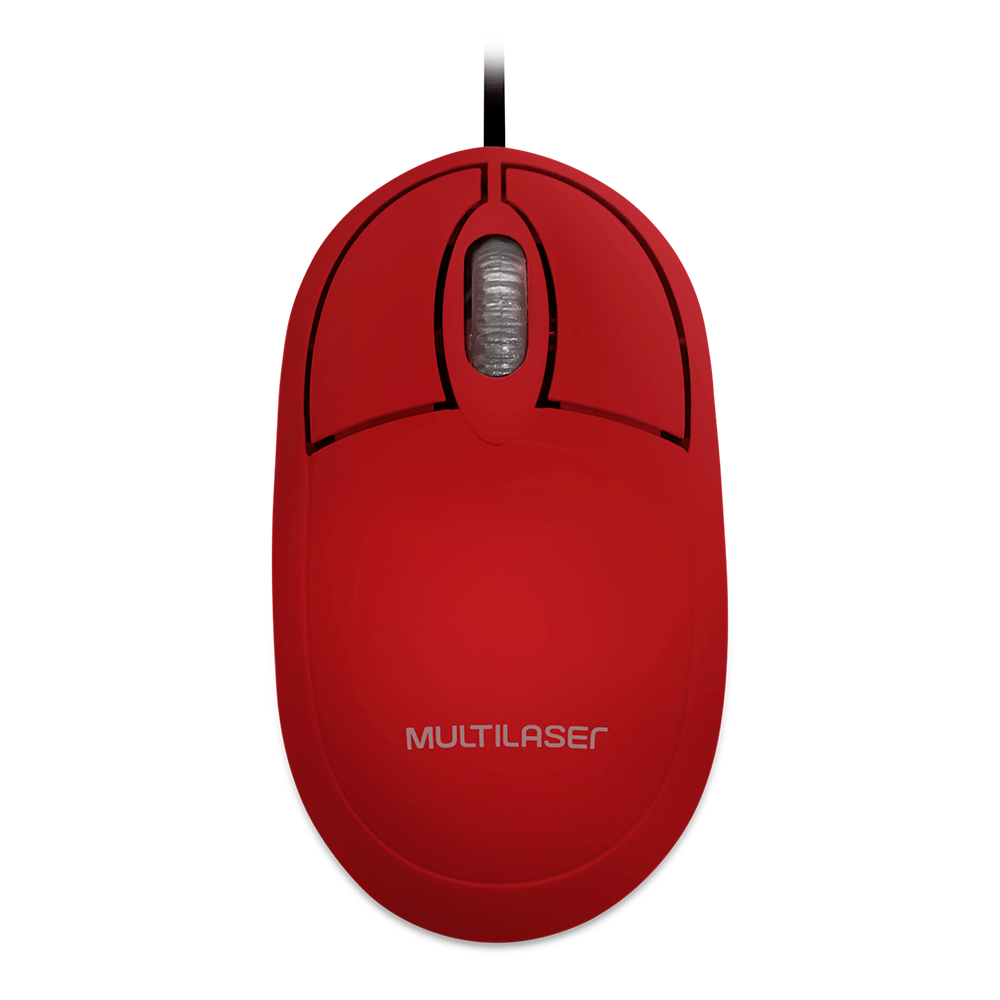 Mouse Multilaser Classic MO303 | Vermelho Artigo: 582036 - Fujioka
