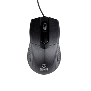 Mouse Com Fio Kross Elegance, USB, 1.200Dpi - KE-M108 DC 1.5V | Preto GO - 582466