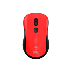 Mouse Sem Fio Kross Elegance, 1.600Dpi - KE-M218 DC 1.5V | Vermelho GO - 582468