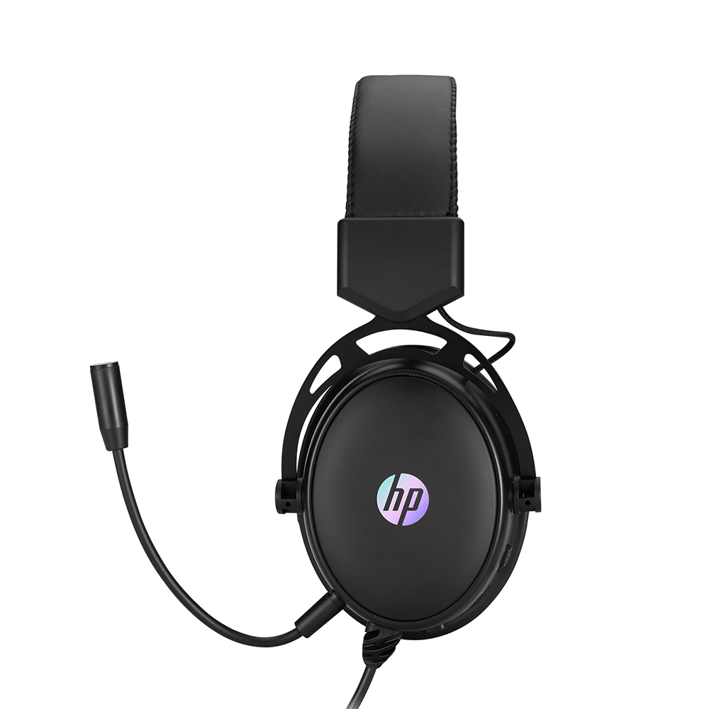Headset Gamer HP DHE-8005U, Drive 40mm, Omnidirecional | Preto