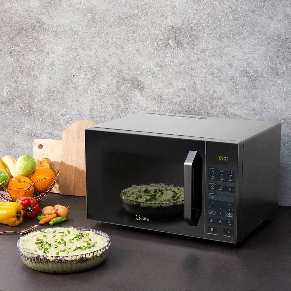 Micro-ondas Midea 35 Litros - MXSA35S 220V Cinza - Fujioka