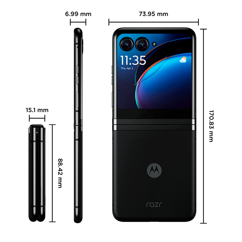 Motorola Razr 40 Ultra 5G 256 GB black 8 GB RAM