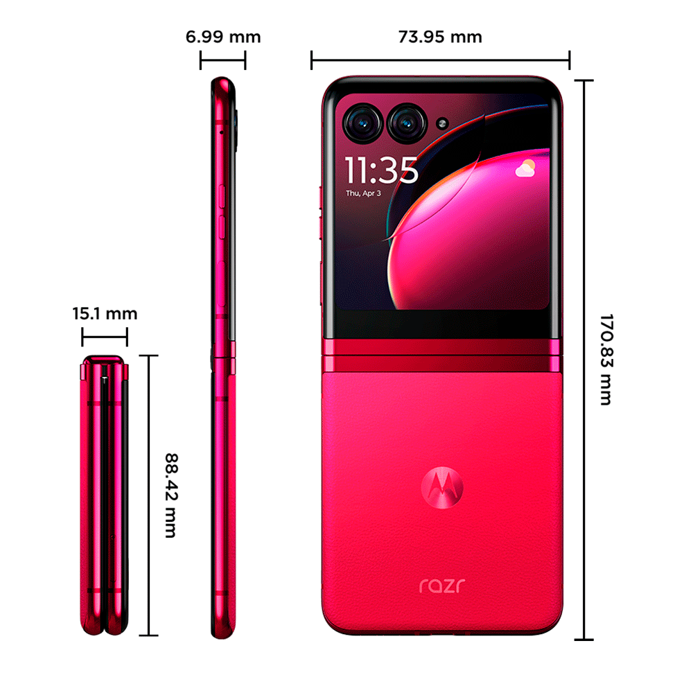 Smartphone Motorola Razr 40 Ultra 5G, XT2321-1, Tela Dobrável de 6