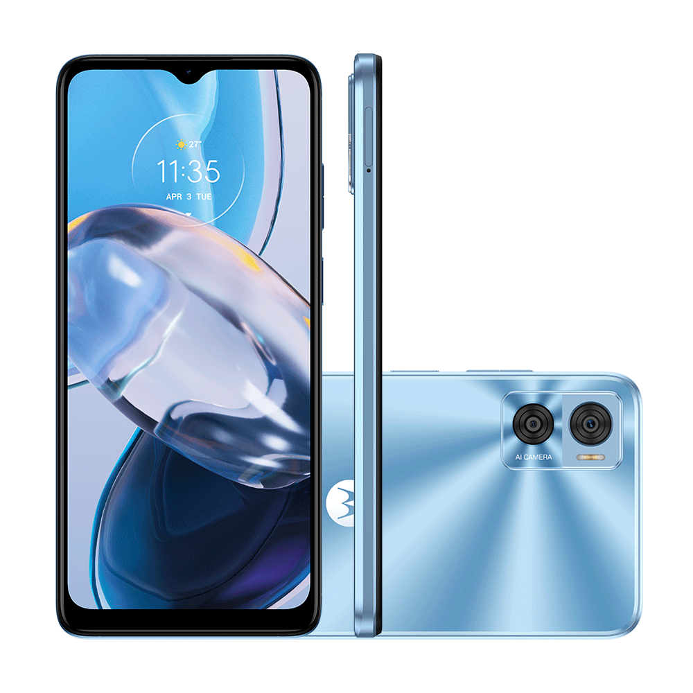 Smartphone Motorola Moto E22 XT2239-10, 64GB, 4GB RAM, 4G | Azul