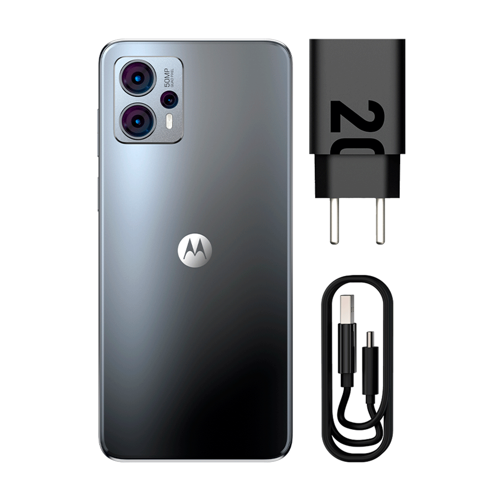 ウルトラ100 V5 G2 Smartphone Motorola Moto G23 XT2333-4, 128GB, Android 13, Camêra