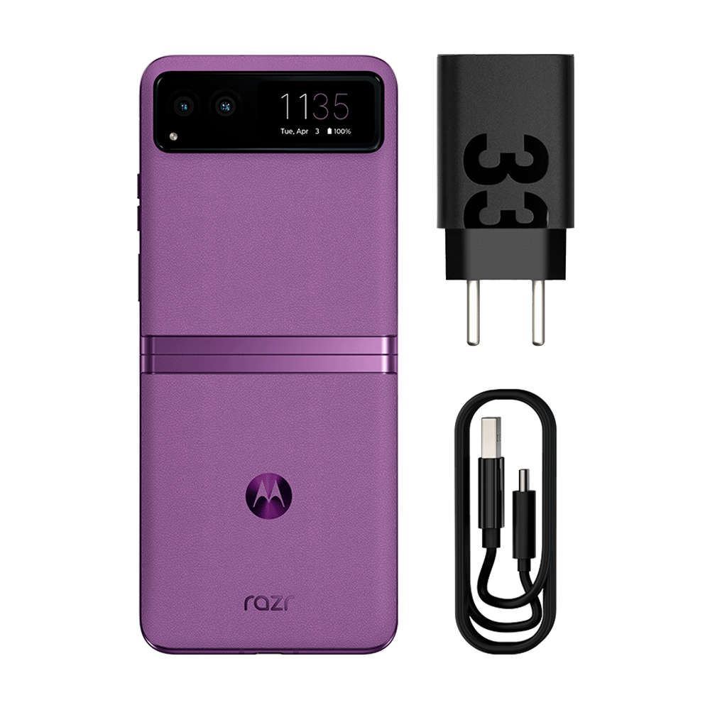 Smartphone Motorola Razr 40 5G, XT2323-1, Tela Dobrável de 6,9