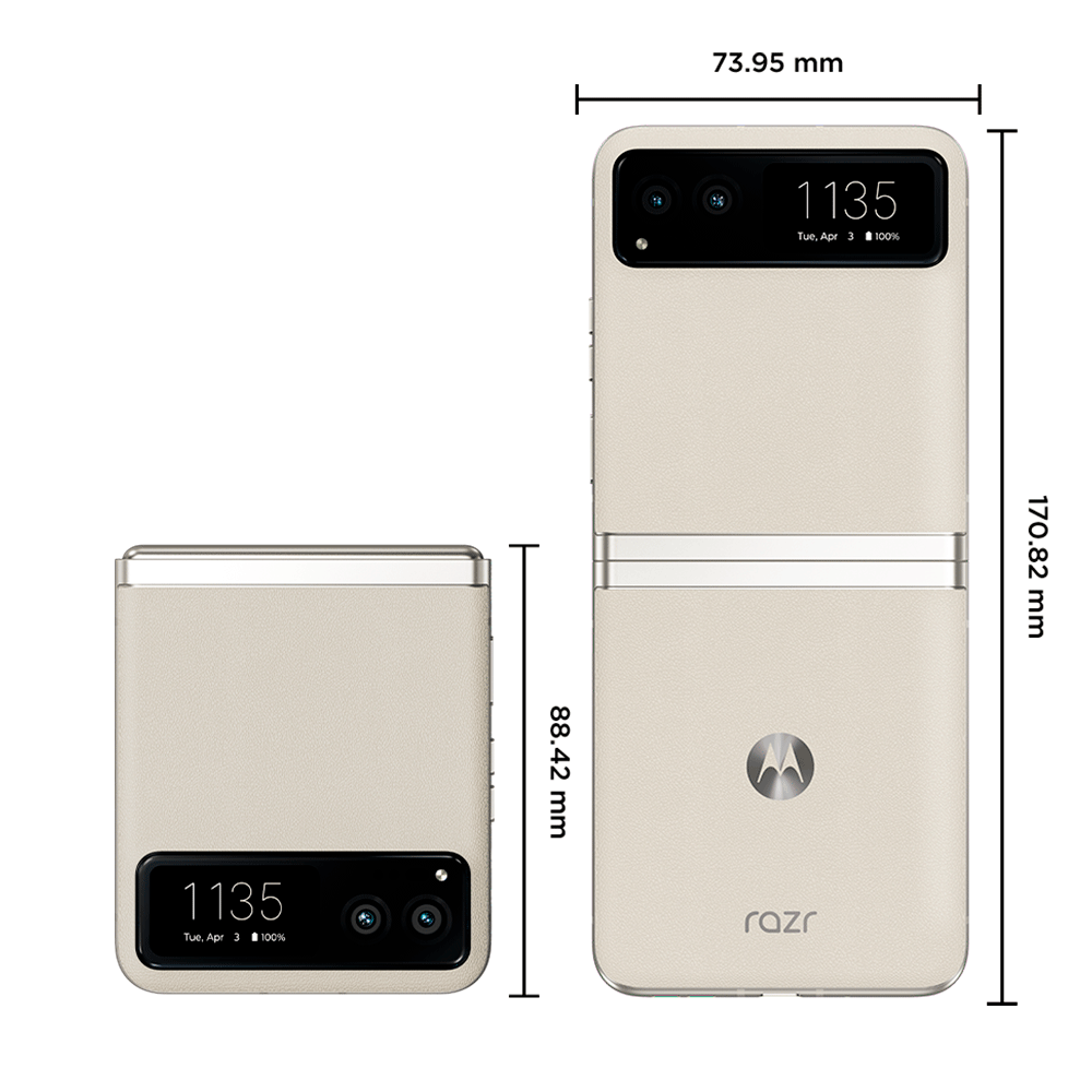 Smartphone Motorola Razr 40 5G, XT2323-1, Tela Dobrável de 6,9