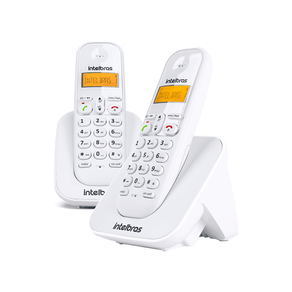 Telefone Sem Fio Intelbras TS3112 ID Com 2 Ramais | Branco GO - 190351