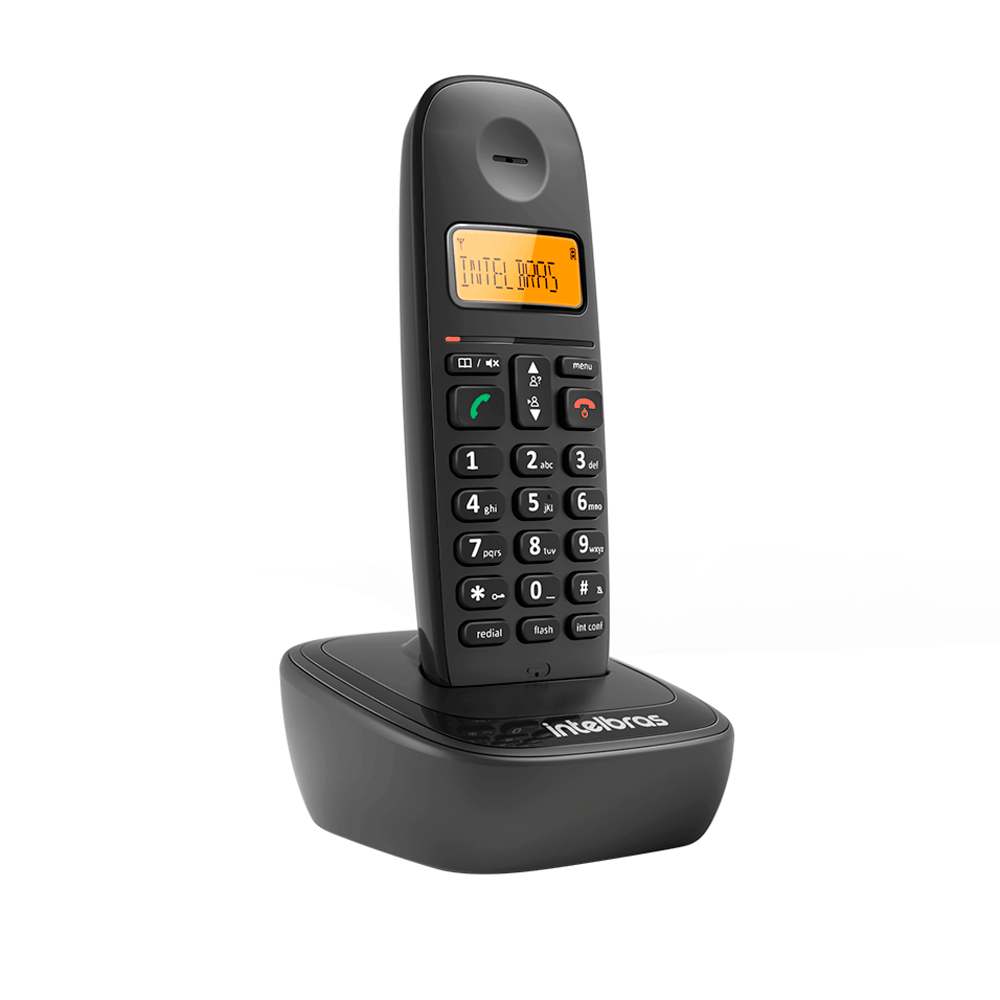 Telefone Sem Fio Intelbras Preto TS 2510 | Fujioka Distribuidor