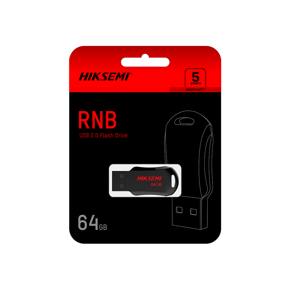 PENDRIVE 64GB HIKSEMI HS-USB-M200R-64GB RNB USB 2.0
