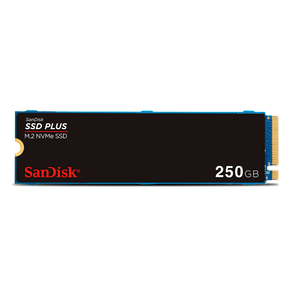 SSD Sandisk Plus, Leitura Até 2.400 MB/s, Gravação até 1.500 MB/s | 250GB GO - 801397