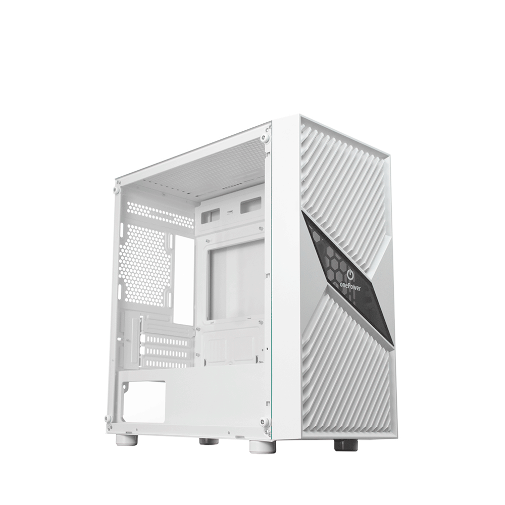 Gabinete Gamer One Power Fractal, Mid Tower, Vidro Temperado, Sem
