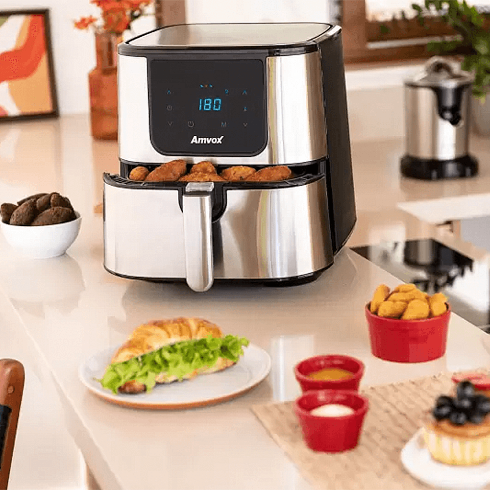 Fritadeira Elétrica Air Fryer Amvox 7 Litros ARF 1255 127V Artigo
