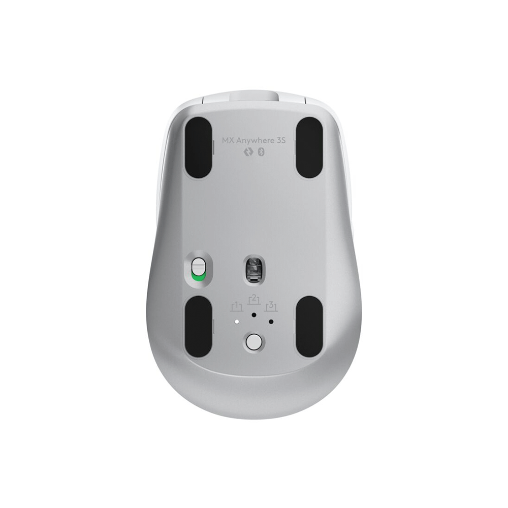 Mouse Sem Fio Logitech Mx Anywhere 3s Cinza Claro - Fujioka