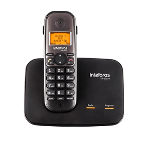 Telefone Sem Fio Intelbras TIP 1001D Bivolt | Preto DF - 190353 Telefone Sem Fio Intelbras TIP 1001D Bivolt | Preto DF - 190353
