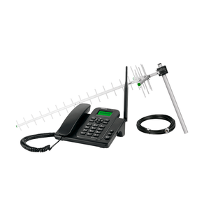 Telefone Celular Fixo Intelbras CFA4212N 2G GSM, Dual Chip, Antena Externa Dual Band | Preto GO - 190354