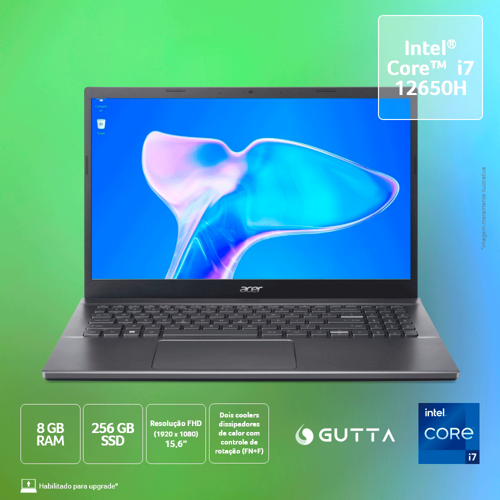 Notebook Acer Aspire 5 A515-57-727C, 15.6