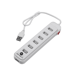 HUB Bright 7 Portas USB 2.0 - 0191 | Branco GO - 582746