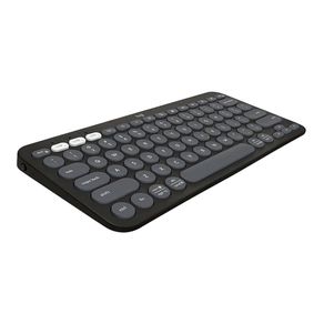Teclado Logitech Peble Keys 2 K380S Sem Fio, Bluetooth | Grafite DF - 582750 Teclado Logitech Peble Keys 2 K380S Sem Fio, Bluetooth | Grafite DF - 582750