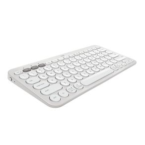 Teclado Logitech Peble Keys 2 K380S Sem Fio, Bluetooth | Branco GO - 582751 Teclado Logitech Peble Keys 2 K380S Sem Fio, Bluetooth | Branco GO - 582751