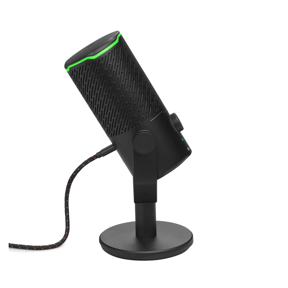 Microfone JBL Quantum Stream Studio, Condensador triplo, Com Fio