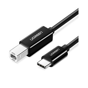 Cabo Impressora Ugreen USB-C 2.0 - USB-B 2.0 US241 | Preto GO - 582766