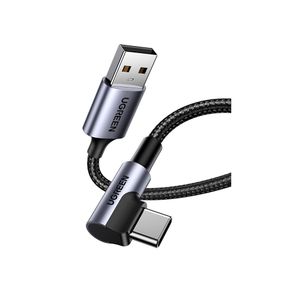 Cabo UGREEN USB-A/USB-C 3A US284 1M | Cinza DF - 582781 Cabo UGREEN USB-A/USB-C 3A US284 1M | Cinza DF - 582781