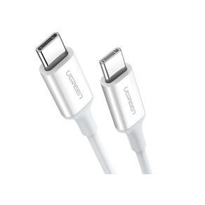 Cabo UGREEN USB 2.0 C M/M ABS US264 1M | Branco DF - 284024