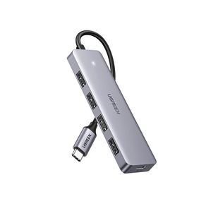 HUB Ugreen USB-C 3.0 para 4 portas, CM219 | Cinza Espacial DF - 582785