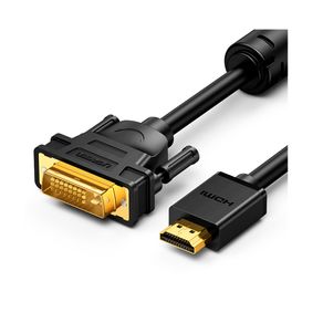 Cabo Ugreen HDMI Para DVI, Full HD, Bidirecional, HD106 | Preto DF - 582779