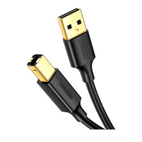 Cabo Impressora Ugreen USB-A - USB-B 2.0, US135 | Preto DF - 582765