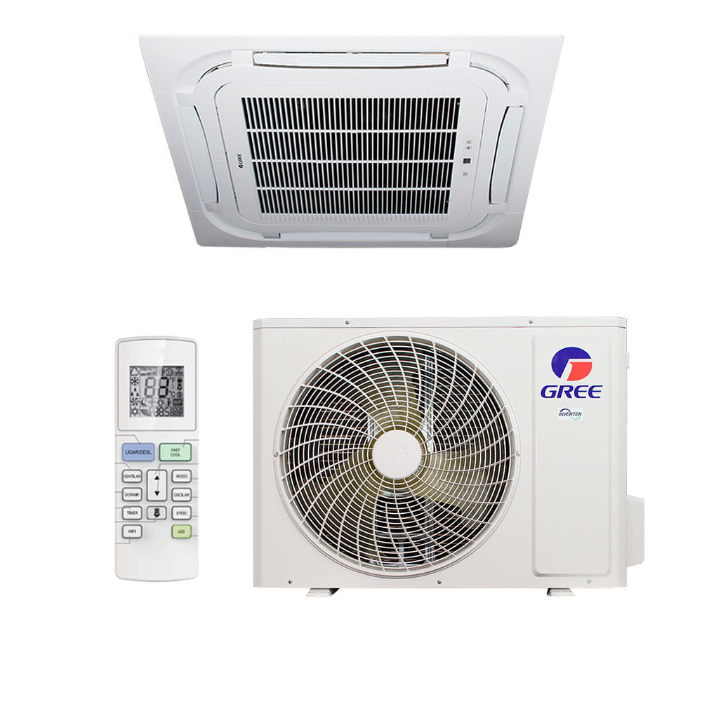Ar-condicionado Cassete Gree G-Prime Inverter Plus 60.000 BTUs