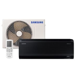 Ar Condicionado Split Inverter Samsung WindFree Black Edition Sem Vento 12.000 BTUs, WiFI, Quente e Frio, AR12CSECABTNAZ Preto | 220V DF - 281653