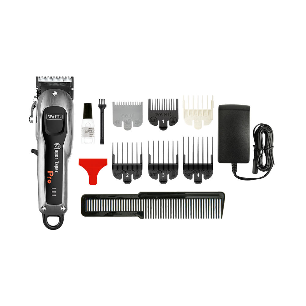 Máquina de Corte Wahl Clipper Super Taper Cordless PRO, Preto