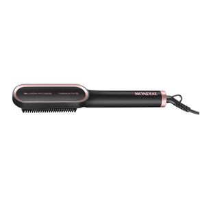 Escova Alisadora Mondial - EA-07, Black Rose | Bivolt DF - 691618