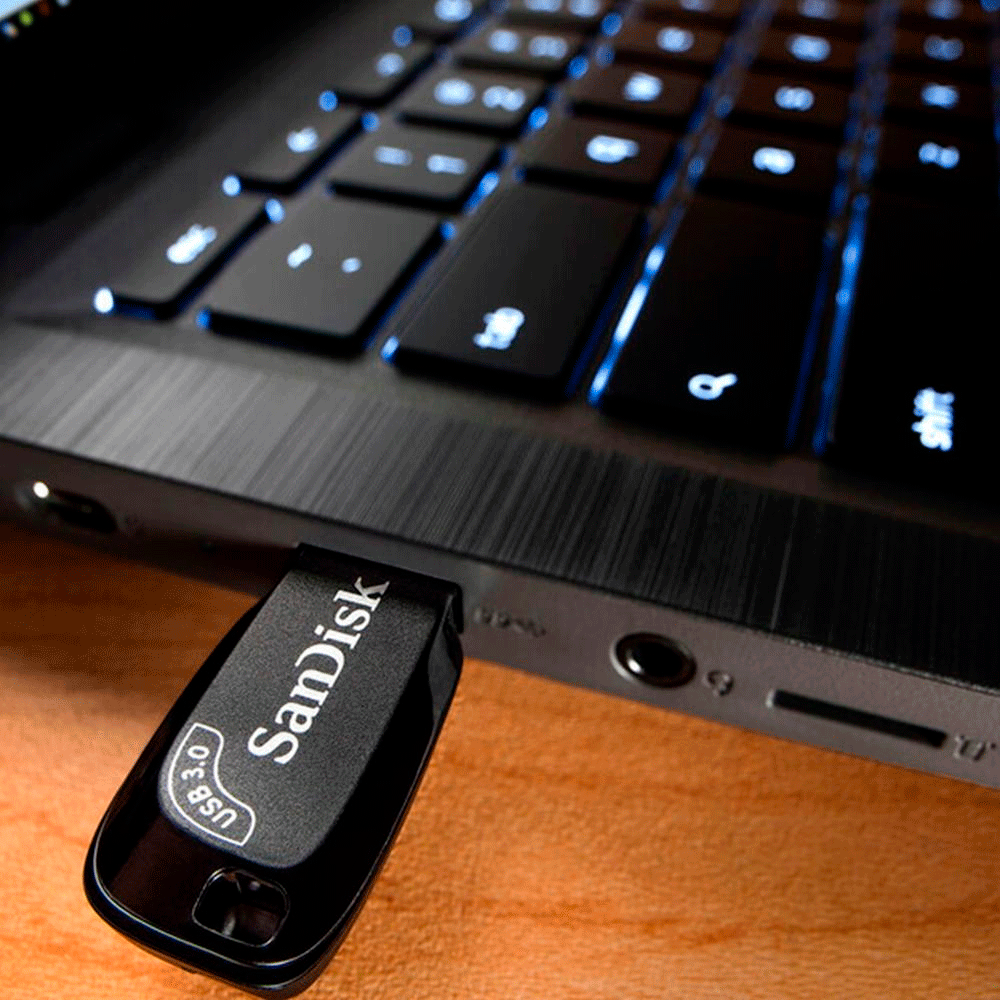 Pendrive Sandisk Ultra Shift USB 3.0 Leitura até 100 MB/s - 32GB