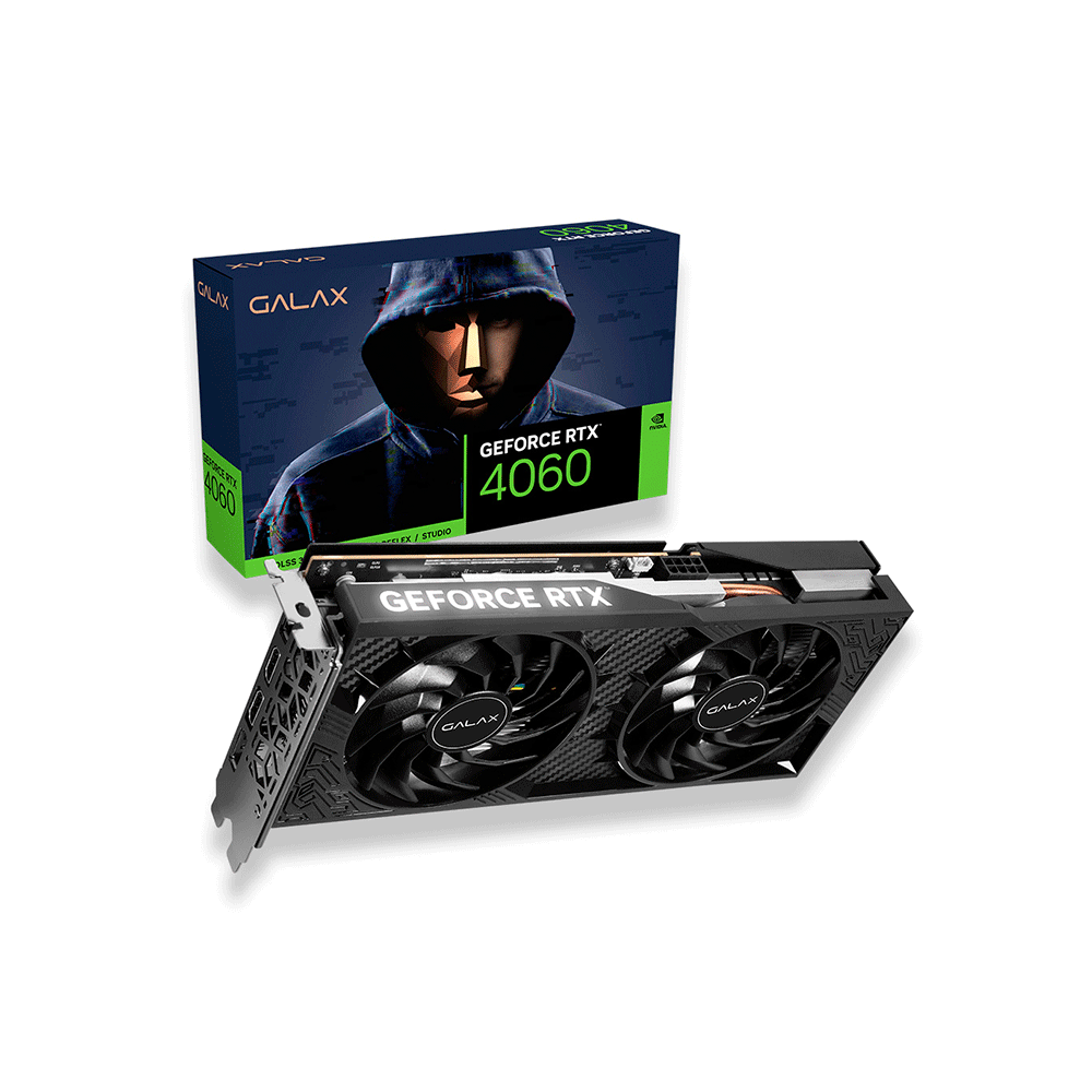 Placa de Vídeo Galax NVIDIA GeForce RTX 4060, 8GB, DLSS3, GDDR6