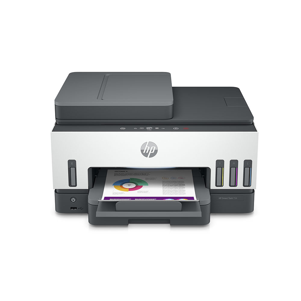 Impressora Multifuncional HP Smart Tank 794, Conexão Wi-Fi, USB