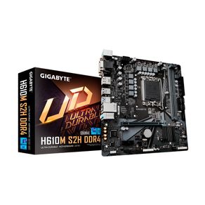 Placa Mãe Gigabyte H610M S2H, LGA 1700, M.2, HDMI, D-Sub | DDR4 GO - 801460